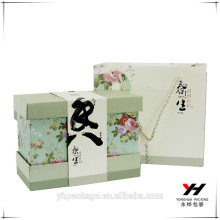 2018 hochwertige maßgeschneiderte glänzende Verpackung Fancy Tee Geschenk Box Gruppe